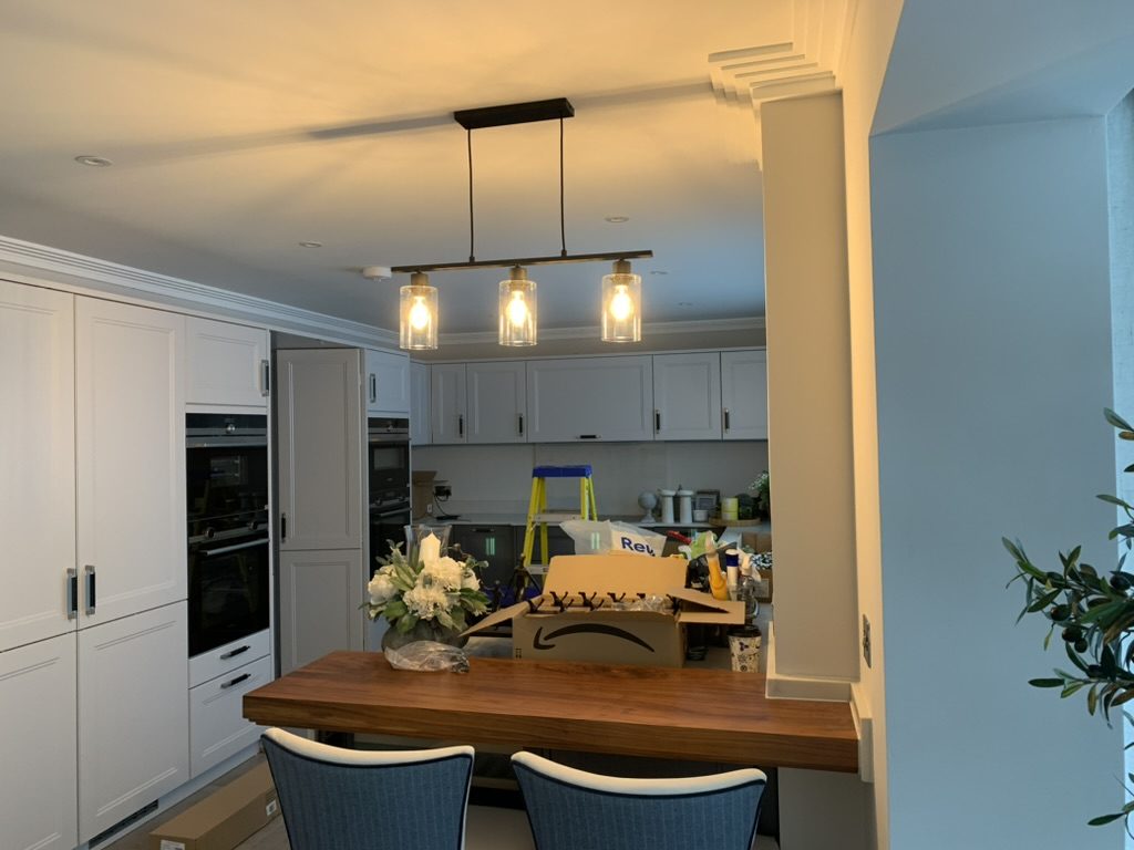 Kitchen Appliances — Ovens, hobs, induction, extractors and integrated appliances wired and connected.