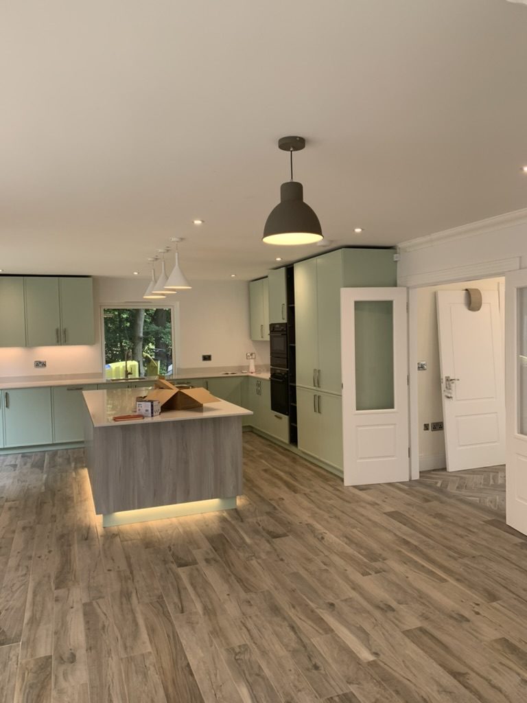 LED Lighting — LED downlights, strip and tape — fitted so you can't see the source, only the light.