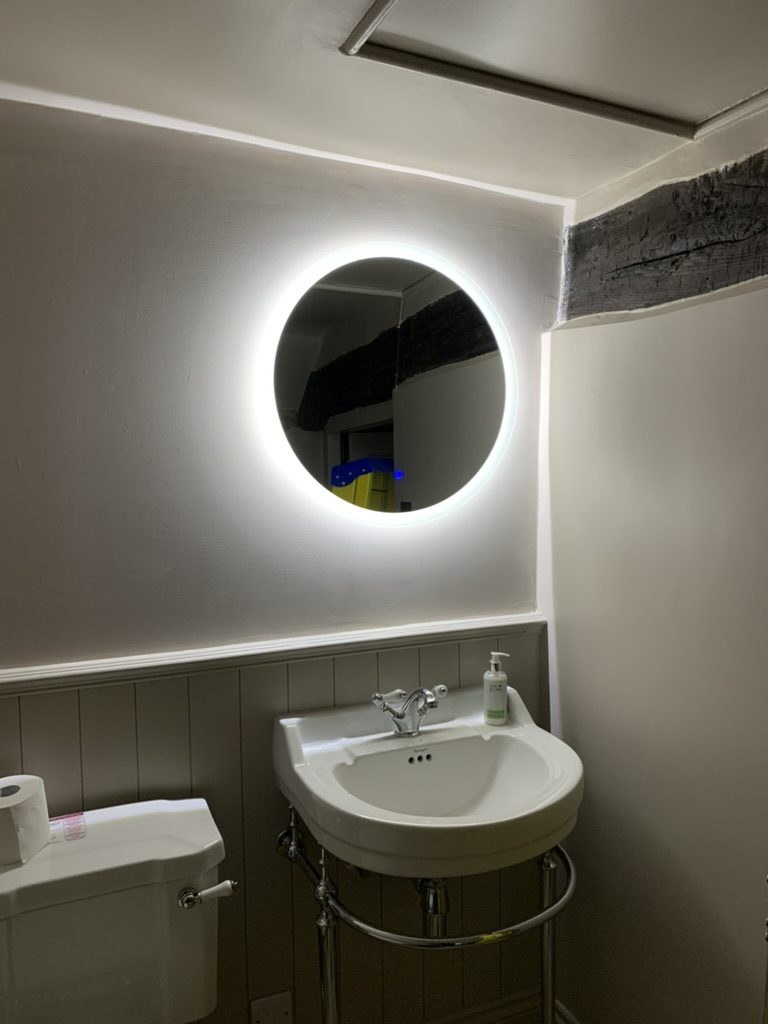 Extractor Fans — Bathroom and kitchen extraction, wired and zoned correctly for a wet room.